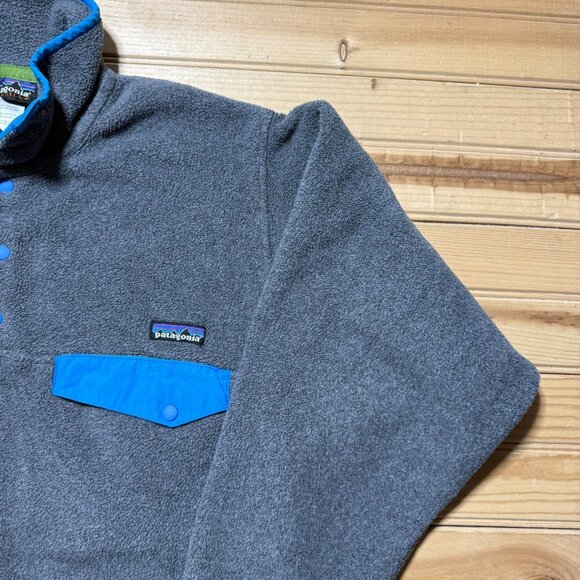 Patagonia Synchilla Snap-T Mock Neck Fleece Pullover Outdoor Jacket - Size XS - Picture 5 of 12